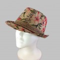 1800 - 12 PIECES BLOCKED STRAW HAT (4 COLORS)